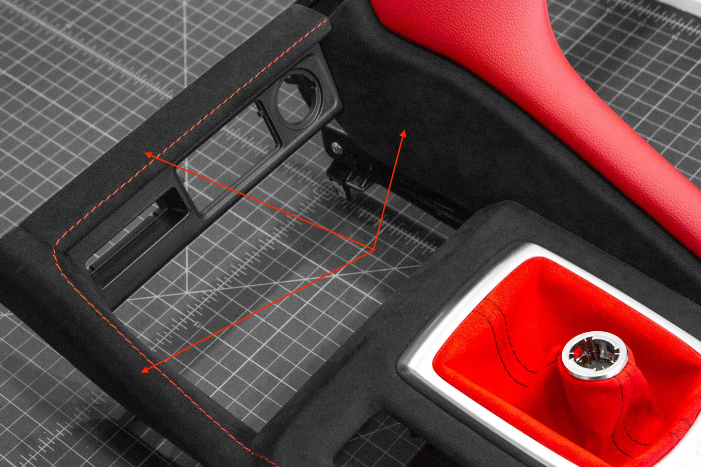 Integra DE5, DE4  Console Sides and USB trim wrap