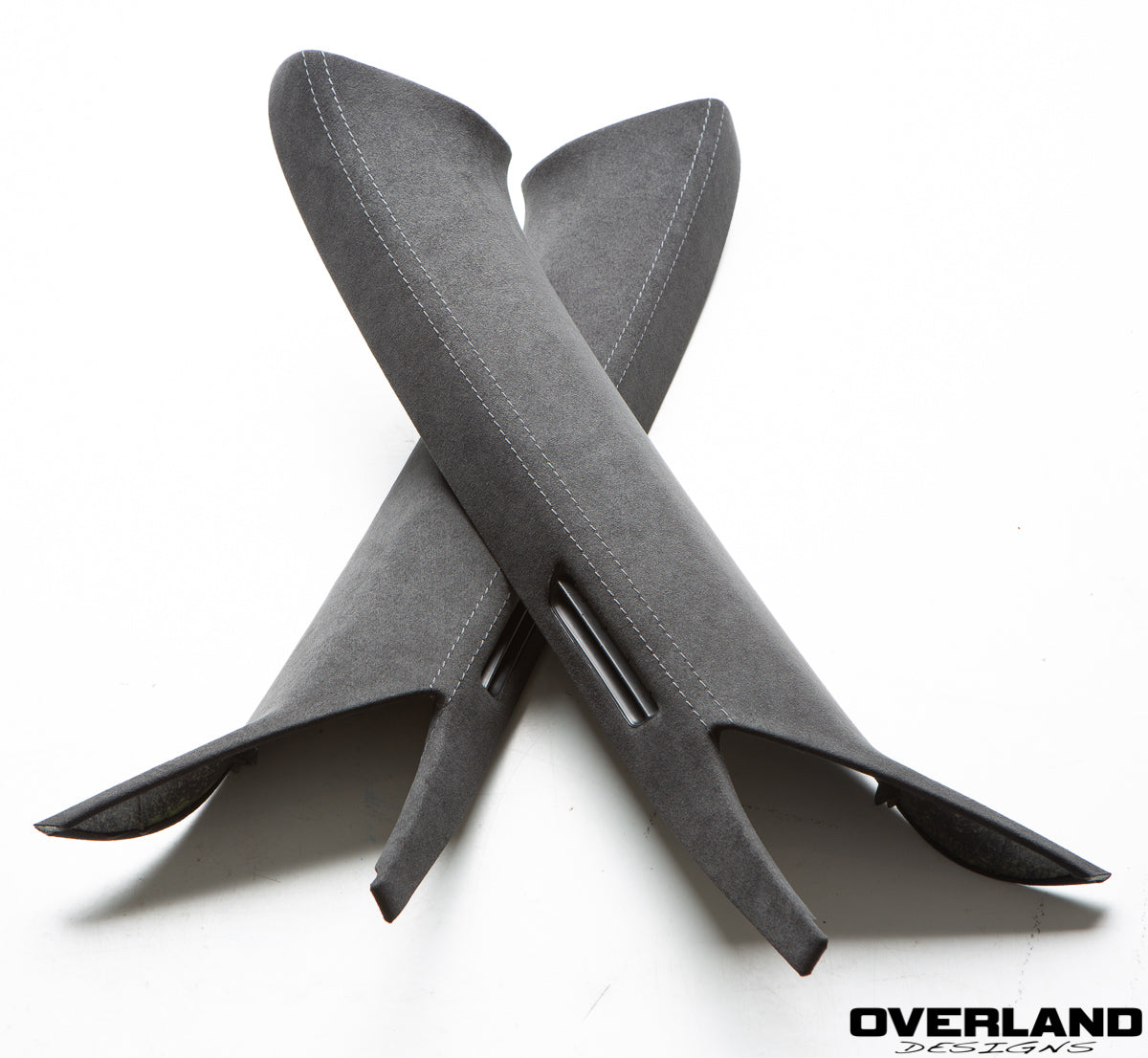 Dark Grey Alcantara with Grey Stitching
