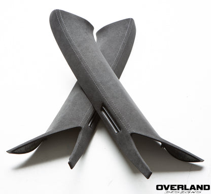 Dark Grey Alcantara with Grey Stitching